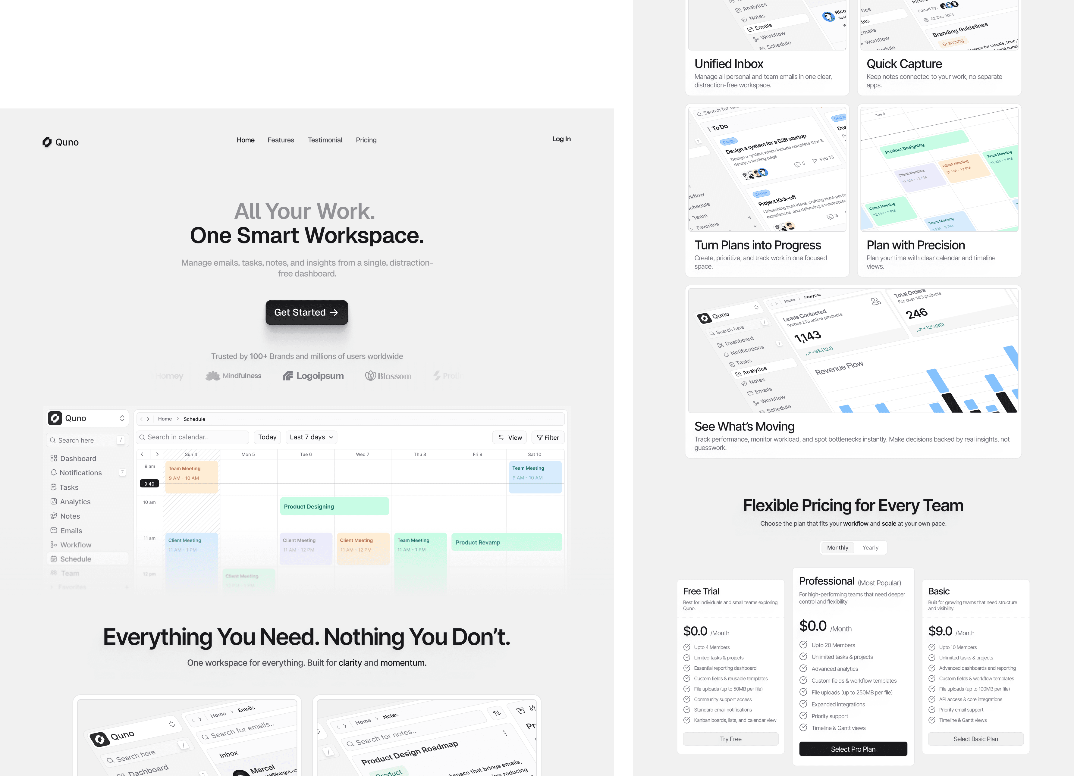 Work Sample – Workspace Overview